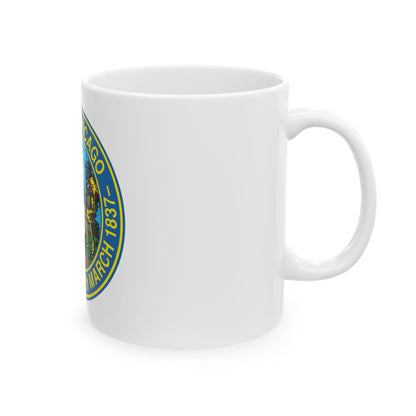 Seal of Chicago Illinois - White Coffee Mug