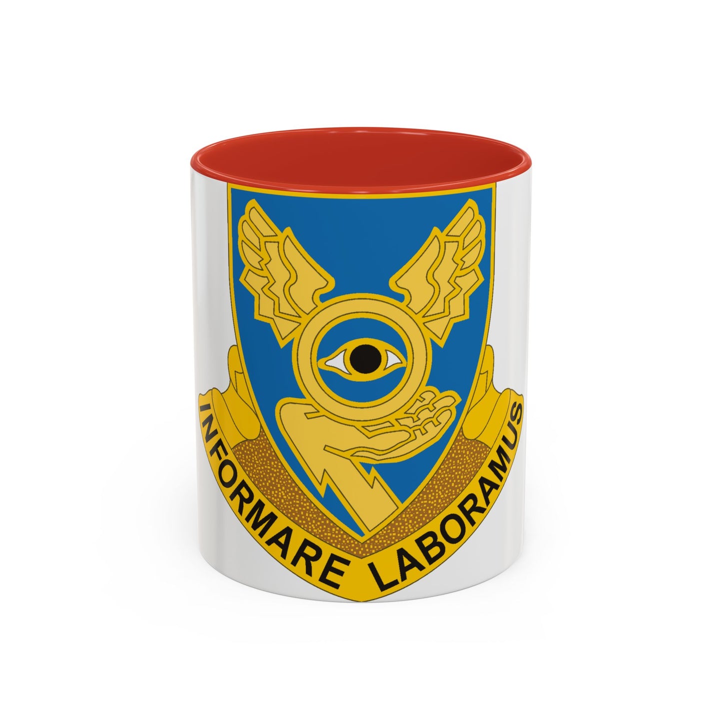 1st Military Intelligence Battalion (U.S. Army) Accent Coffee Mug