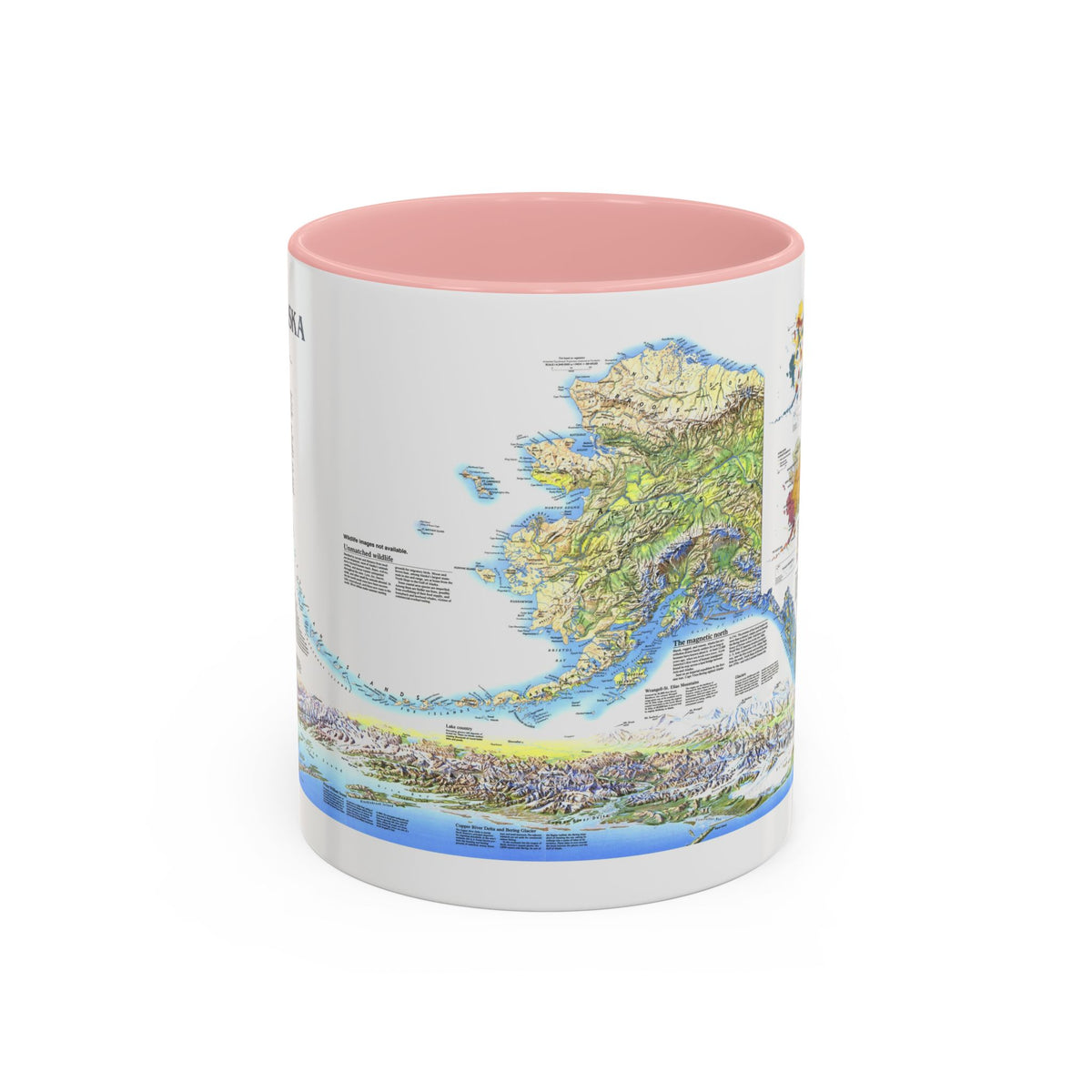 Alaska 2 (1994) (Map) Accent Coffee Mug