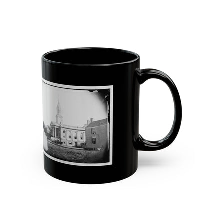 Warrenton, Va. Courthouse (U.S. Civil War) Black Coffee Mug