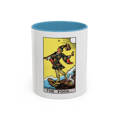 The Fool (Tarot Card) Accent Coffee Mug