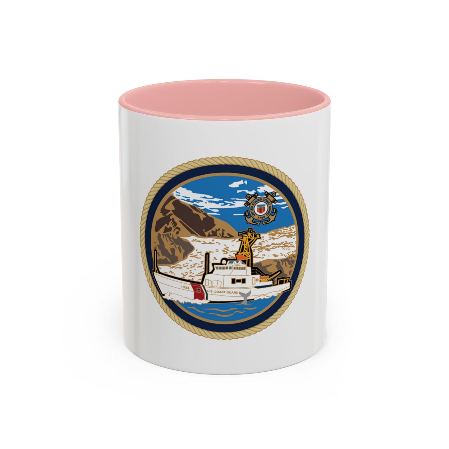 USCGC Liberty Boat (U.S. Coast Guard) Accent Coffee Mug