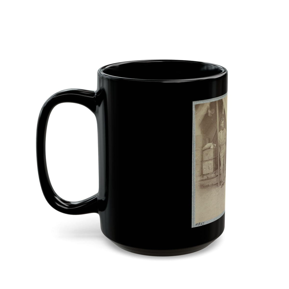 22d New York State Militia Near Harpers Ferry, Va., 1861 I.E.1862 011 (U.S. Civil War) Black Coffee Mug
