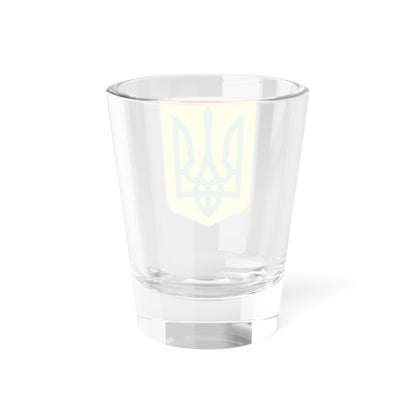 Lesser Coat of Arms of Yellow Ukraine (Ukraine) (Coat of Arms) Shot Glass 1.5oz