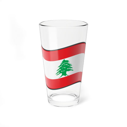 Nuvola Lebanese flag (Lebanon) Pint Glass 16oz