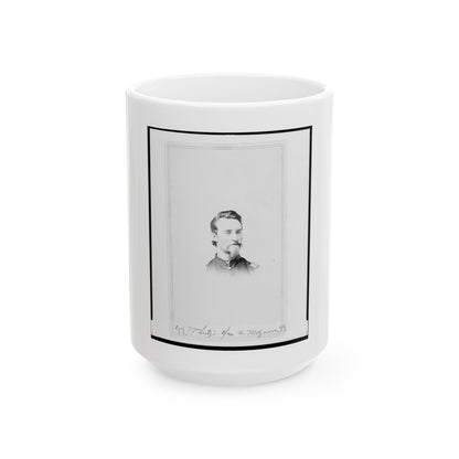 Matthew T. Lutz, Bust Portrait, Facing Front (U.S. Civil War) White Coffee Mug