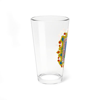 Escudo de Huancavelica (Peru) (Coat of Arms) Pint Glass 16oz