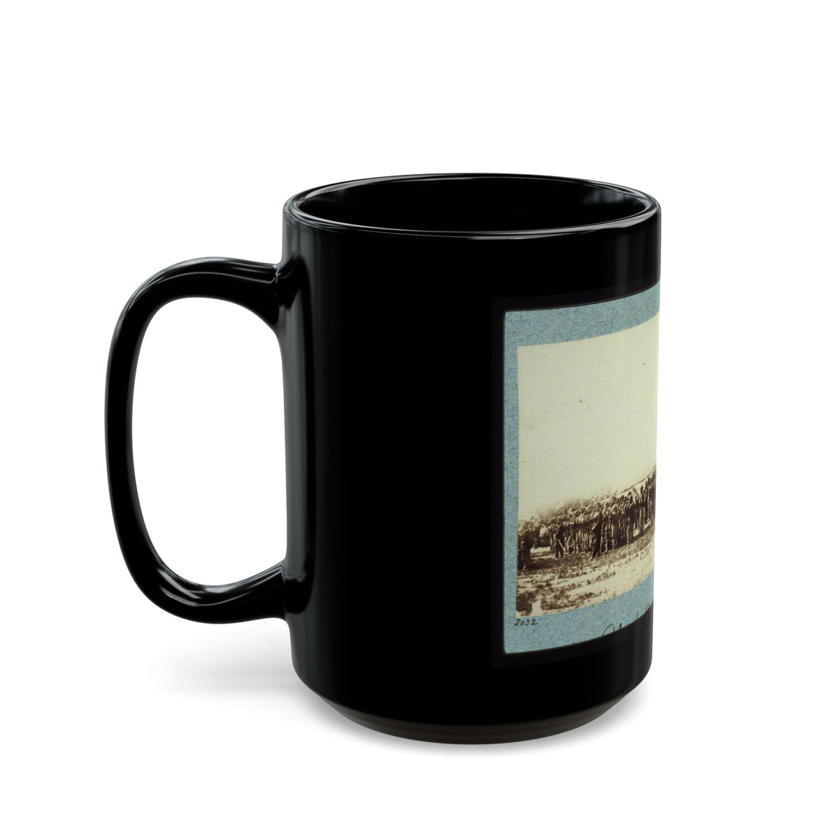 1st U.S. Colored Infantry (U.S. Civil War) Black Coffee Mug