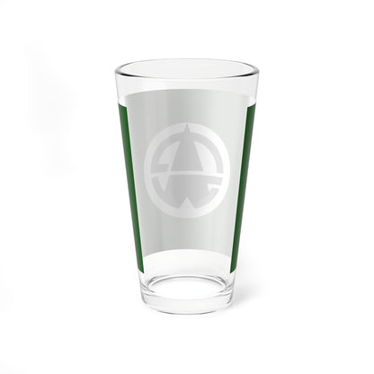 Flag of Yasuoka Nagano (Japan) Pint Glass 16oz