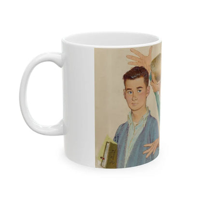 Don't Be Shy, 1958 - White Coffee Mug-Go Mug Yourself