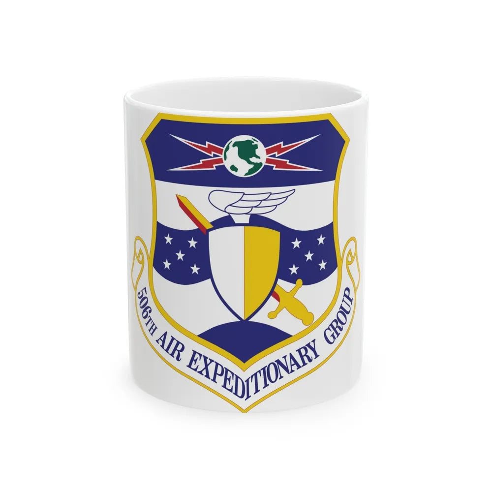 506th Air Expeditionary Group (U.S. Air Force) White Coffee Mug-11oz-Go Mug Yourself