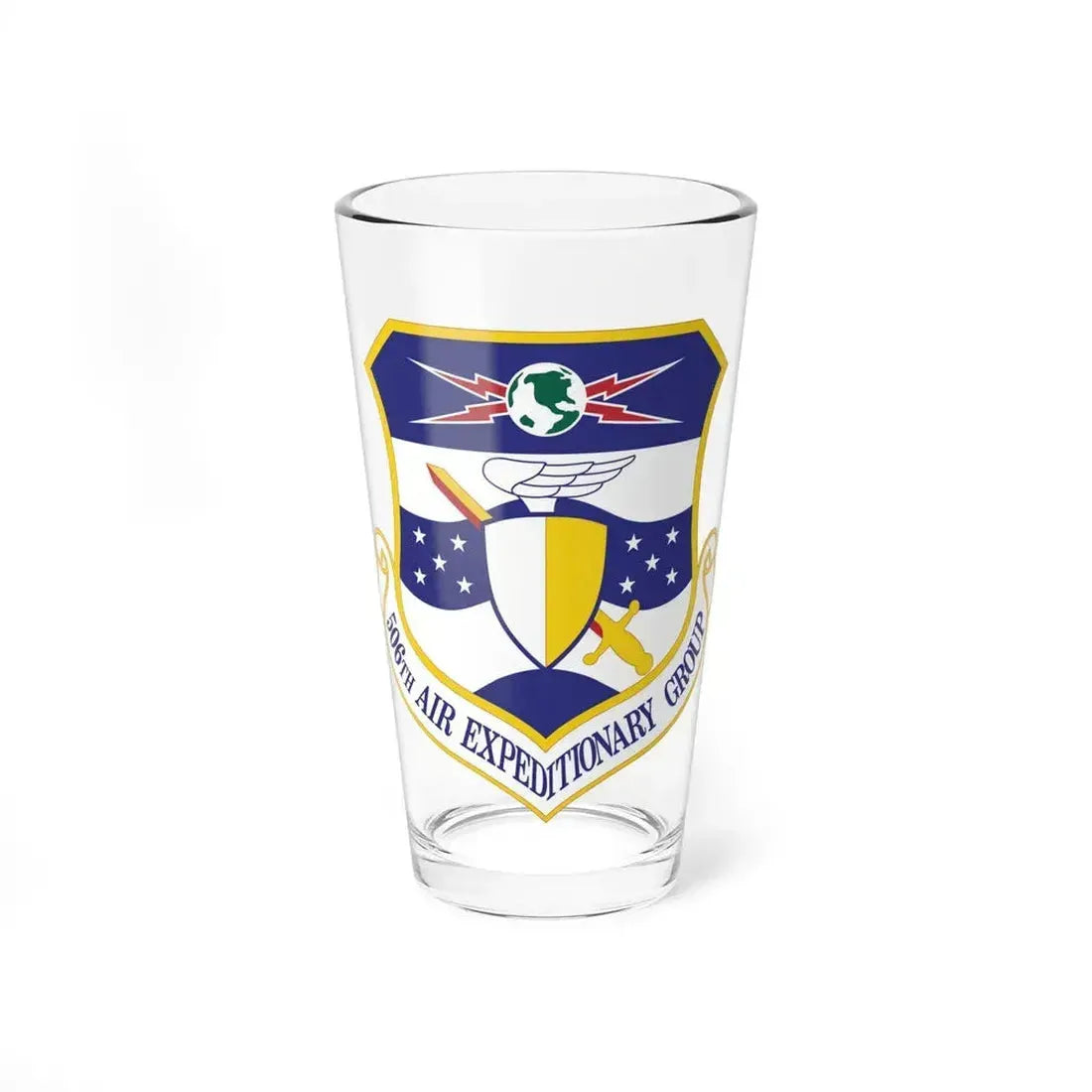 506th Air Expeditionary Group (U.S. Air Force) Pint Glass 16oz 16oz - Go Mug Yourself