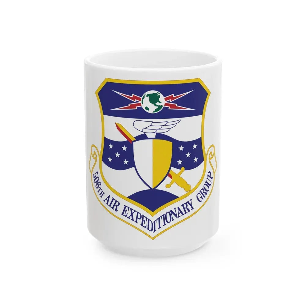 506th Air Expeditionary Group (U.S. Air Force) White Coffee Mug 15oz - Go Mug Yourself