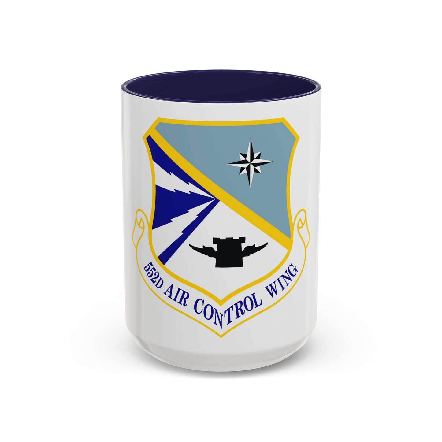 552d Air Control Wing (U.S. Air Force) Accent Coffee Mug