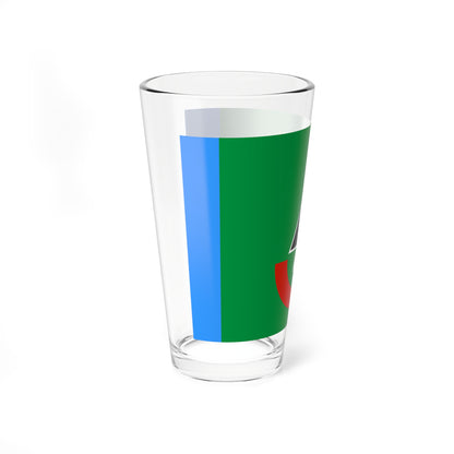Flag of Gubkin Belgorod oblast (Russia) Pint Glass 16oz