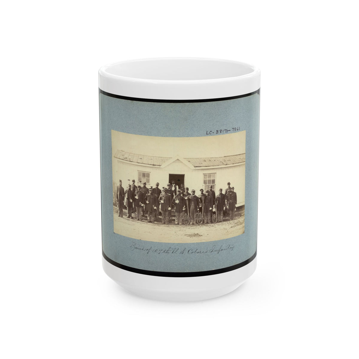 Band Of 107th U.S. Colored Infantry (U.S. Civil War) White Coffee Mug