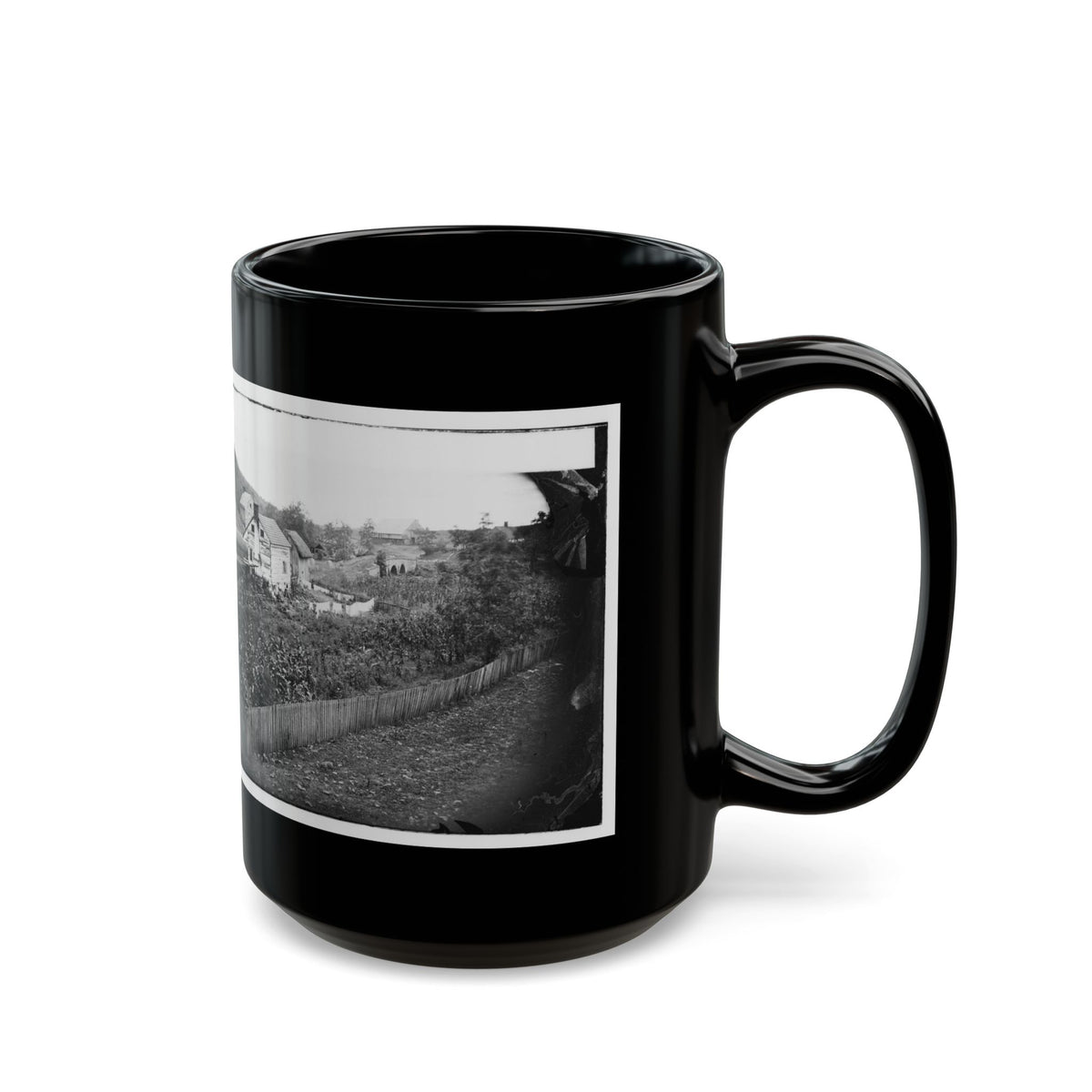 Antietam, Maryland. Bridge Across The Antietam. Northeast View (U.S. Civil War) Black Coffee Mug