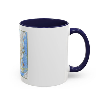 Asia (1971) (Map) Accent Coffee Mug