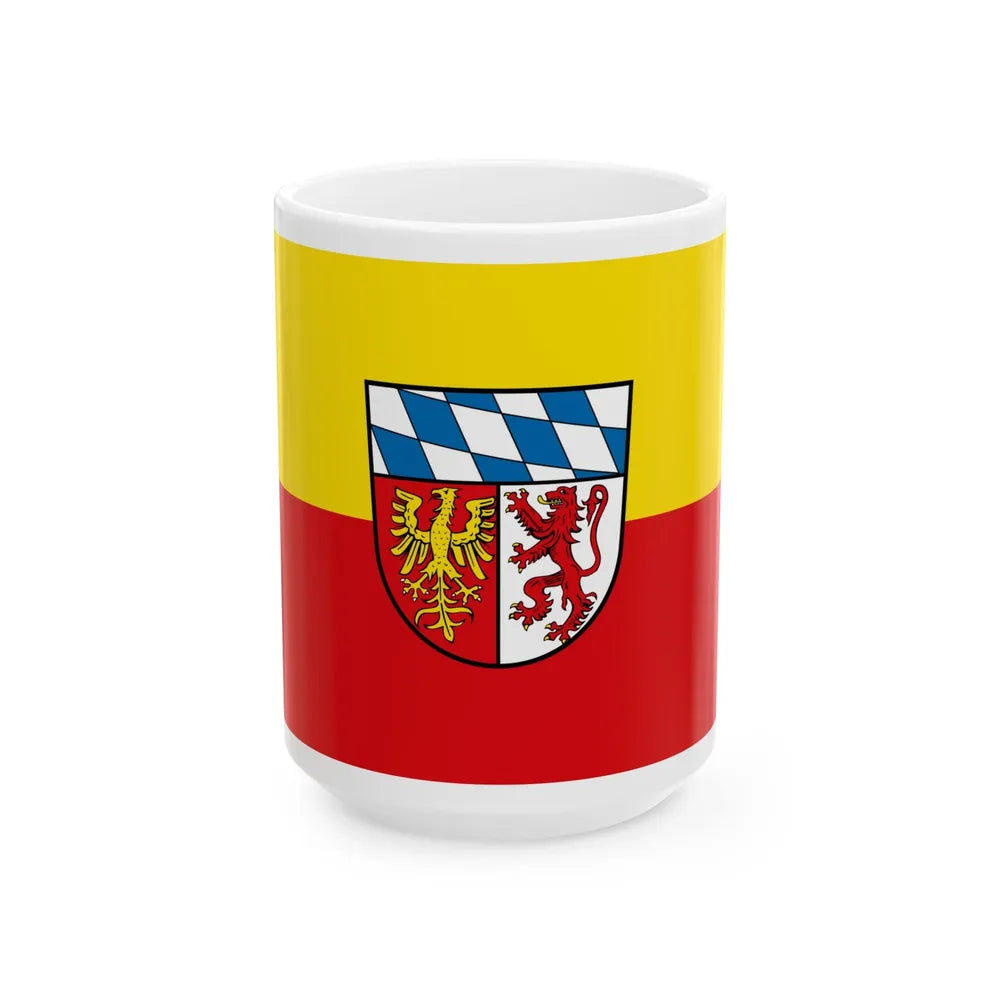 Flag of Landsberg am Lech Germany - White Coffee Mug-15oz-Go Mug Yourself