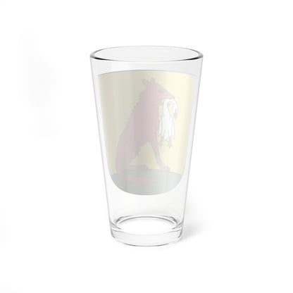 Wülflingen-blazon (Switzerland) (Coat of Arms) Pint Glass 16oz