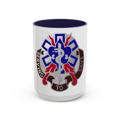 350 Surgical Hospital (U.S. Army) Accent Coffee Mug