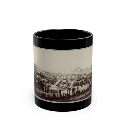 Andersonville Prison, Ga., August 17, 1864. South-East View Of Stockade (U.S. Civil War) Black Coffee Mug