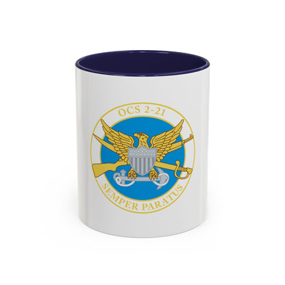 USCG Academy OCS 2 211 (U.S. Coast Guard) Accent Coffee Mug