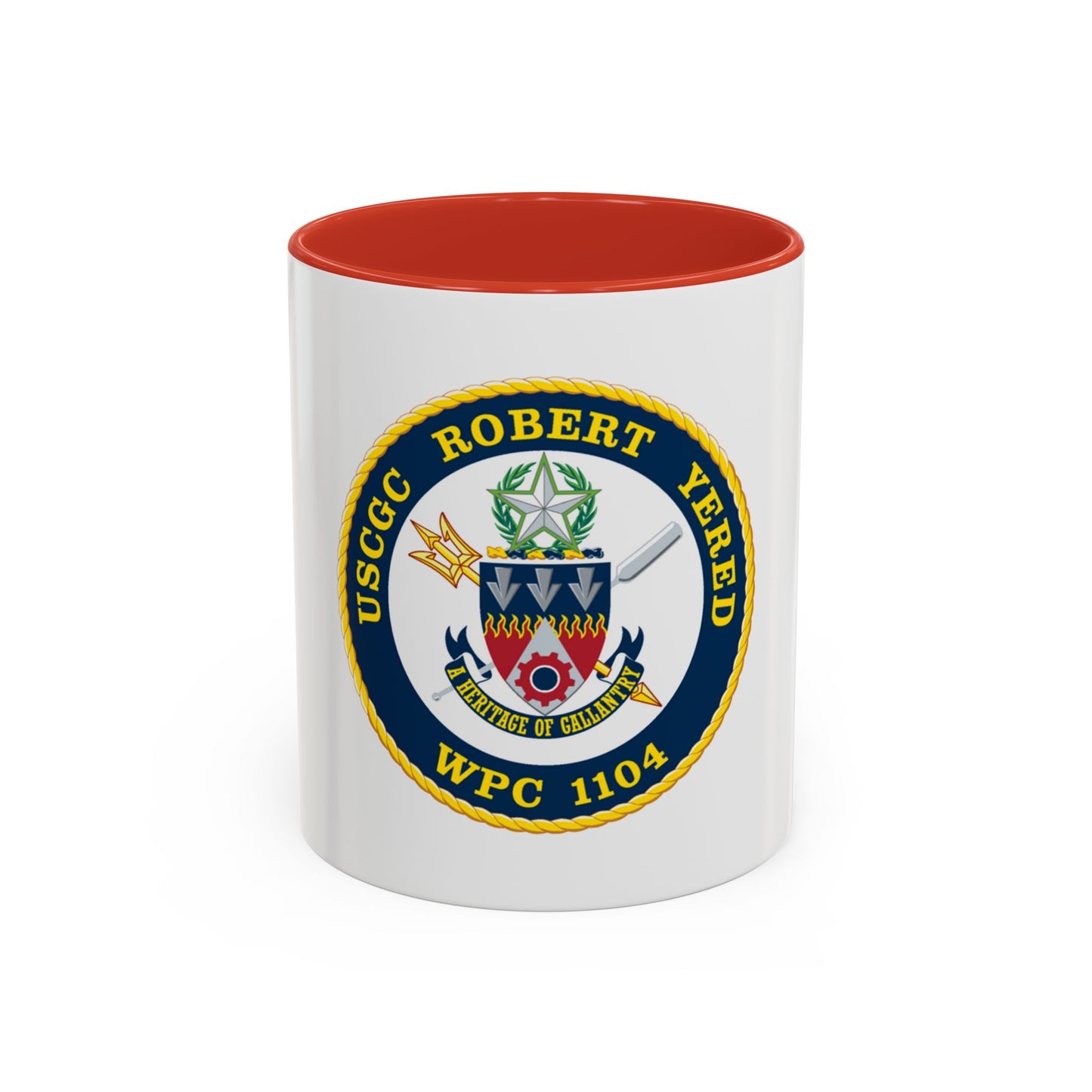 USCGC ROBERT YERED WPC 1104 (U.S. Coast Guard) Accent Coffee Mug