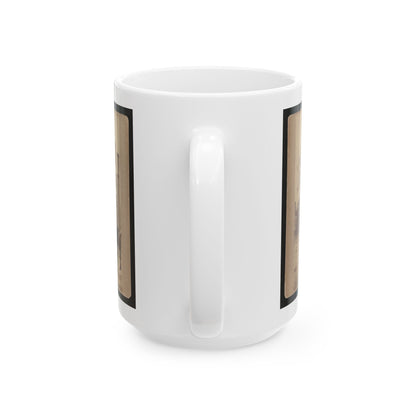 Bank Of Chambersburg & Franklin House, Chambersburg, Franklin Co., Pa., Destroyed By The Rebels Under Mccausland, July 30th, 1864 (U.S. Civil War) White Coffee Mug