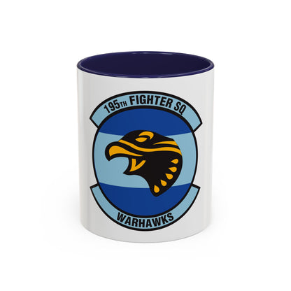 195 Fighter Squadron (U.S. Air Force) Accent Coffee Mug