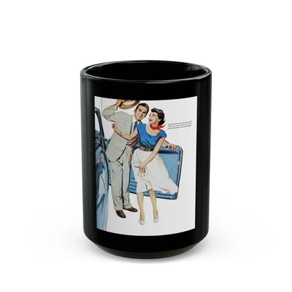 George's Girl, Redbook, January 1950 - Black Coffee Mug-15oz-Go Mug Yourself