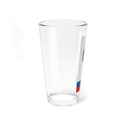 Flag of Gyenesdias vertical (Hungary) Pint Glass 16oz