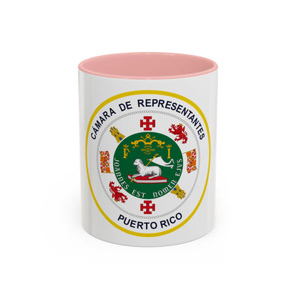 Seal of Puerto Rico House of Representatives - Accent Coffee Mug