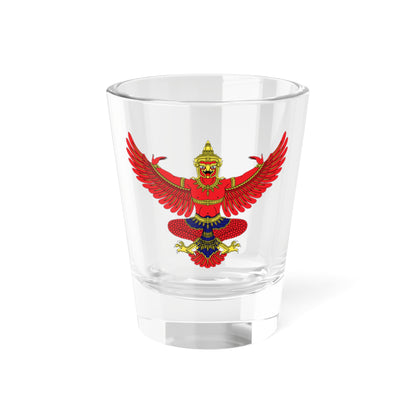 Garuda Emblem of Thailand Broad wings (Thailand) (Coat of Arms) Shot Glass 1.5oz