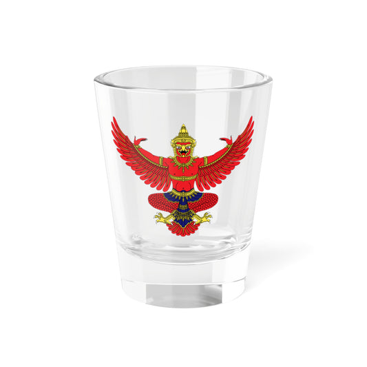 Garuda Emblem of Thailand Broad wings (Thailand) (Coat of Arms) Shot Glass 1.5oz