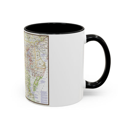 USA - Autour de la capitale nationale (1956) (carte) Tasse à café décorative