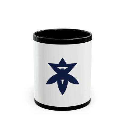 Flag of Takatsuki Osaka Japan - Black Coffee Mug-11oz-Go Mug Yourself