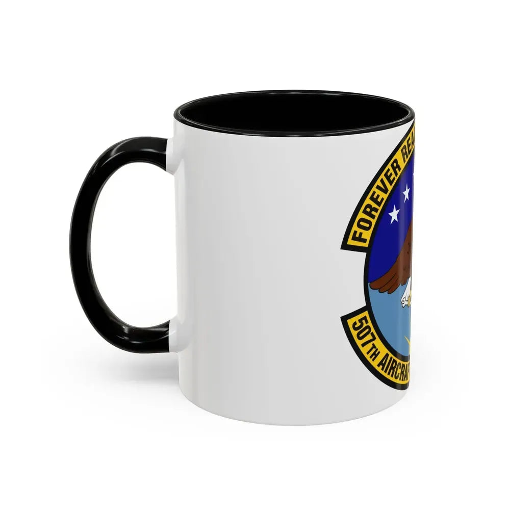 507th Aircraft Maintenance Squadron (U.S. Air Force) Accent Coffee Mug - Go Mug Yourself