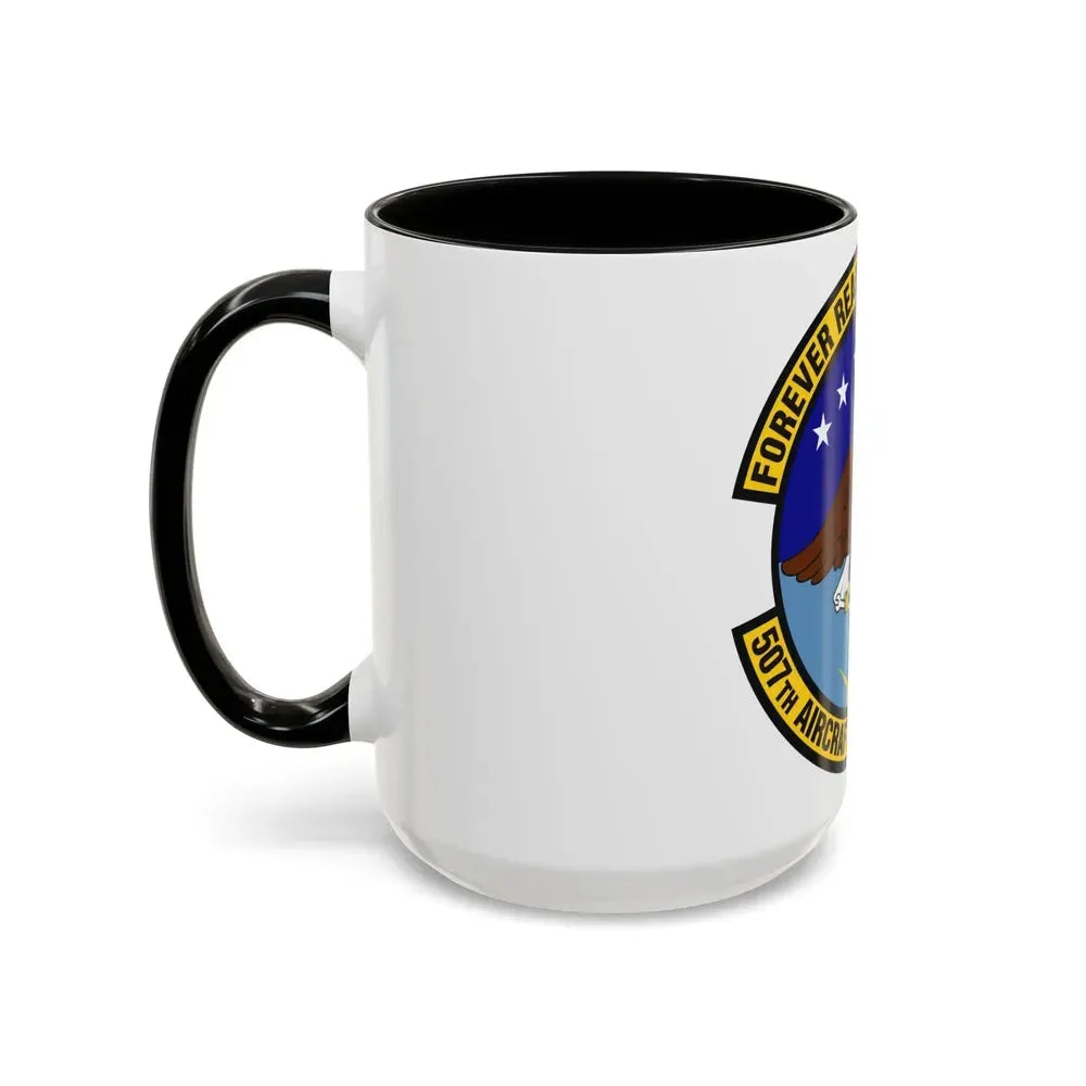 507th Aircraft Maintenance Squadron (U.S. Air Force) Accent Coffee Mug - Go Mug Yourself
