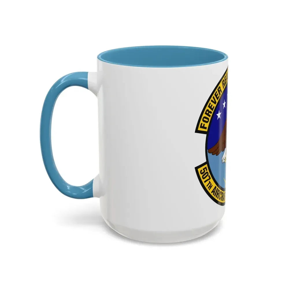 507th Aircraft Maintenance Squadron (U.S. Air Force) Accent Coffee Mug - Go Mug Yourself