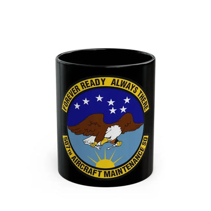 507th Aircraft Maintenance Squadron (U.S. Air Force) Black Coffee Mug 11oz - Go Mug Yourself