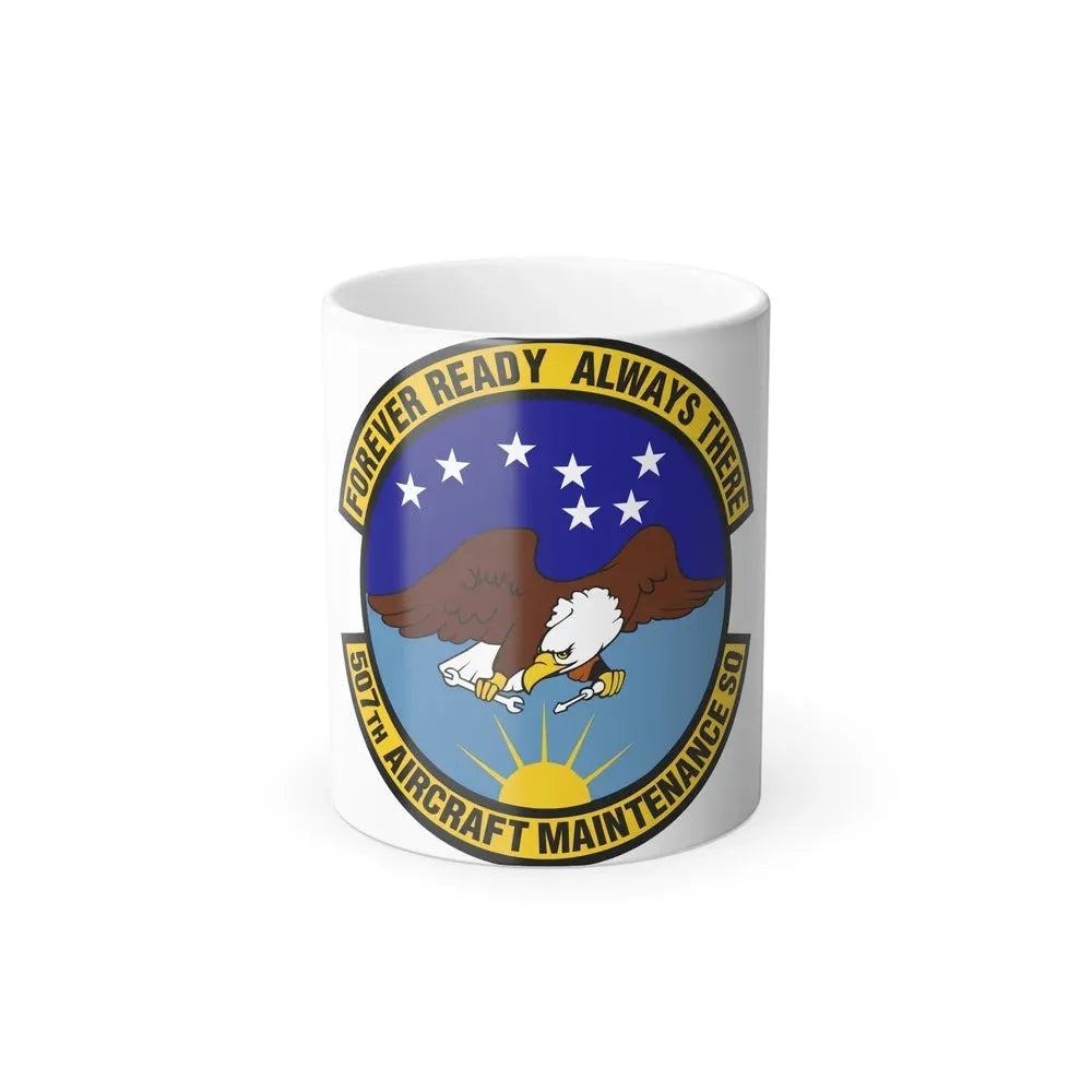 507th Aircraft Maintenance Squadron (U.S. Air Force) Color Changing Coffee Mug 11oz - Go Mug Yourself