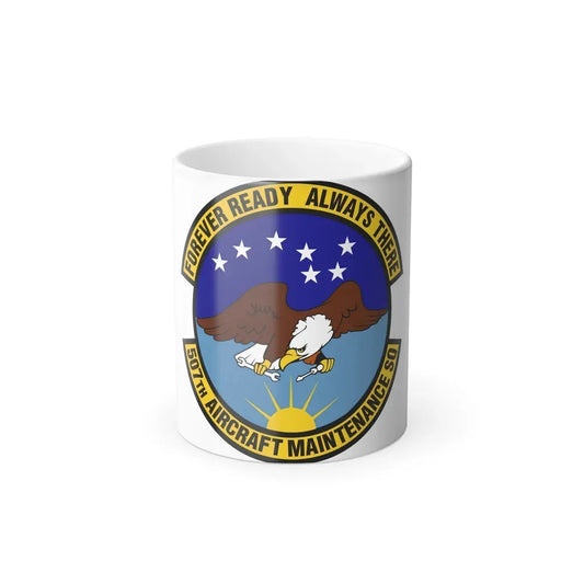 507th Aircraft Maintenance Squadron (U.S. Air Force) Color Changing Coffee Mug 11oz - Go Mug Yourself