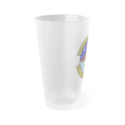 507th Aircraft Maintenance Squadron (U.S. Air Force) Frosted Pint Glass 16oz - Go Mug Yourself