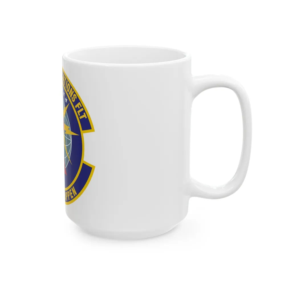 507th Communications Flight (U.S. Air Force) White Coffee Mug-Go Mug Yourself