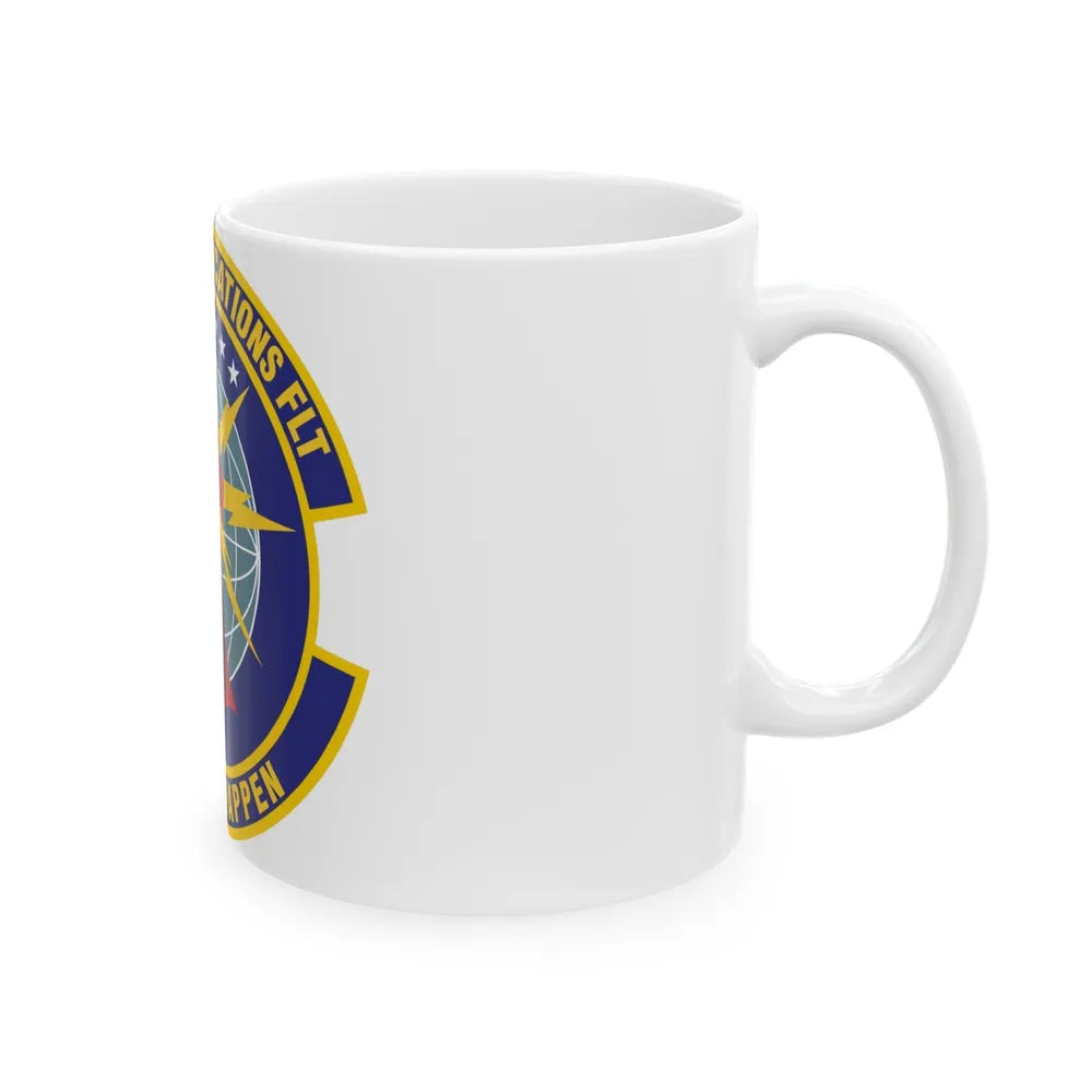 507th Communications Flight (U.S. Air Force) White Coffee Mug-Go Mug Yourself