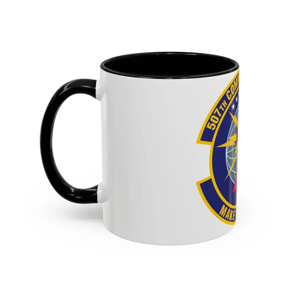507th Communications Flight (U.S. Air Force) Accent Coffee Mug - Go Mug Yourself