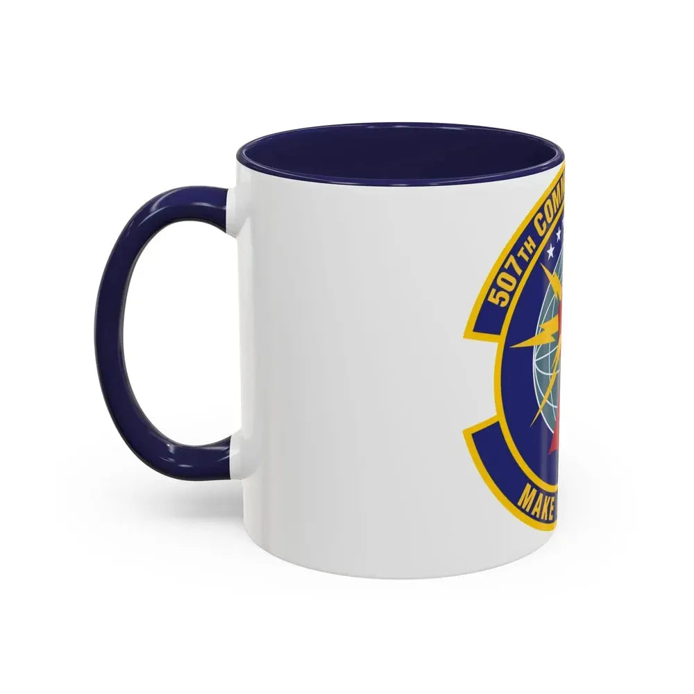 507th Communications Flight (U.S. Air Force) Accent Coffee Mug - Go Mug Yourself