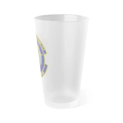 507th Communications Flight (U.S. Air Force) Frosted Pint Glass 16oz - Go Mug Yourself