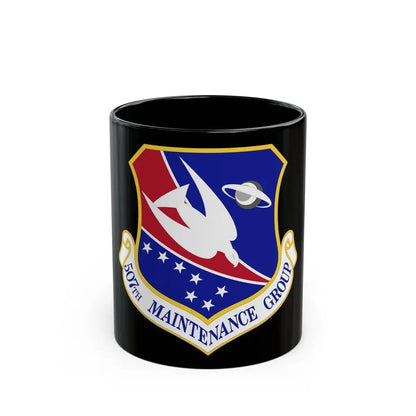 507th Maintenance Group (U.S. Air Force) Black Coffee Mug 11oz - Go Mug Yourself
